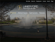 Tablet Screenshot of lanierford.com